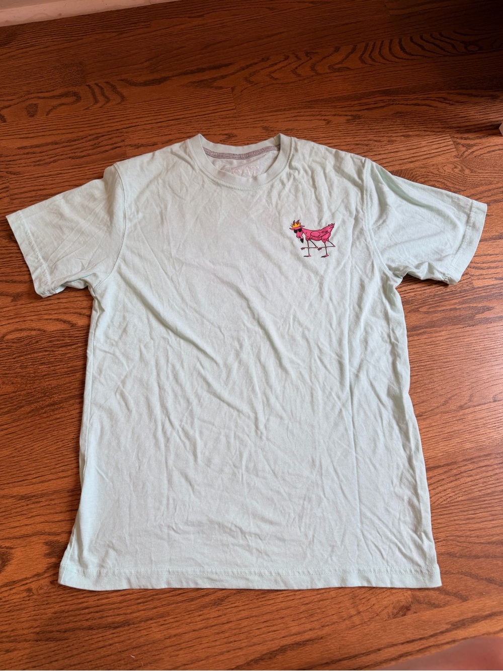 GOAT USA Light Mint Short-Sleeve Men's T-Shirt Pink Flamingo